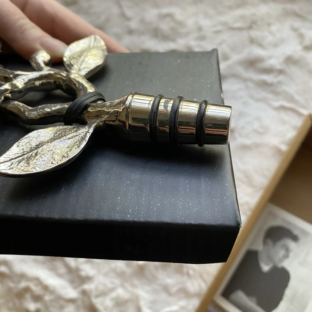 Michael Aram‎ Sleepy Hollow Wine Stopper 7x5 Inch Handmade New In Box